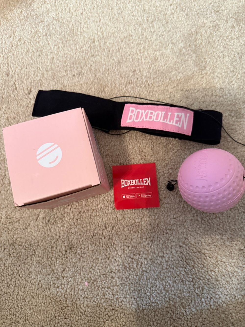 Boxbollen Pink NIB